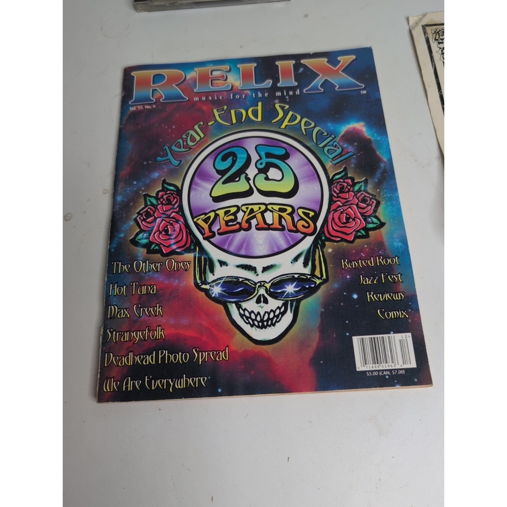 Grateful Dead Memorabilia Lot CDs Poster Relix Magazine 20 Years Truckin' - Picture 3 of 13